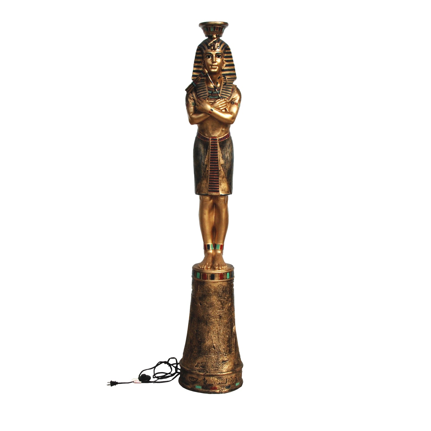 70″ Egyptian Pharaoh Statue Floor Lamp (MS10423)