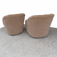 Pair of Geiger Tufted Club Chairs