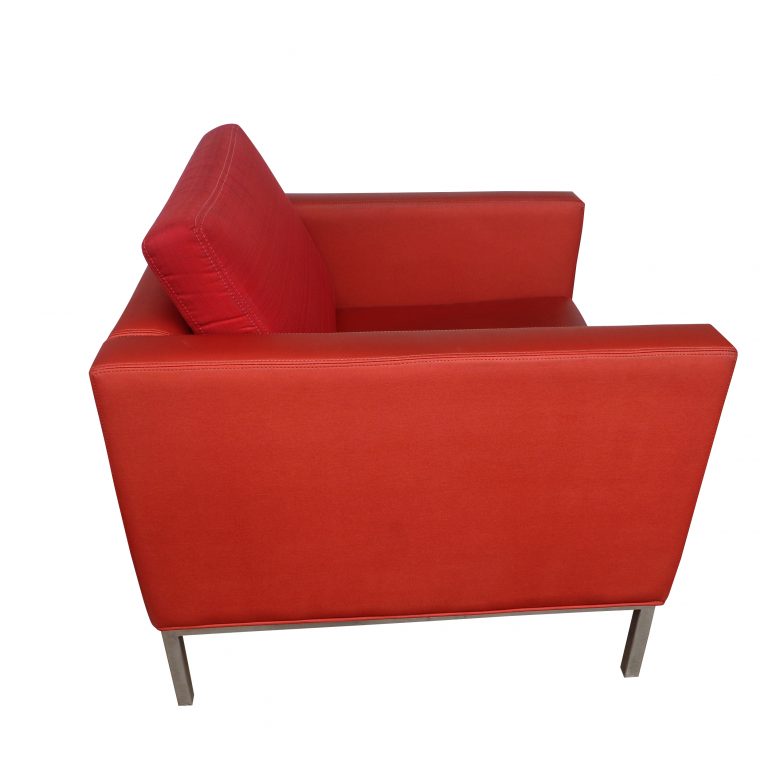 Pair of Red Lounge Chairs