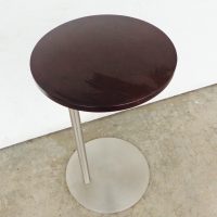 Pair of Side Table With Metal Base