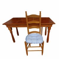 Country Style Dinning Set With 1 Table and 4 Chairs