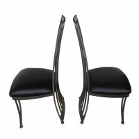 Pair of Metal Side Chairs by Johnston Casual Furniture