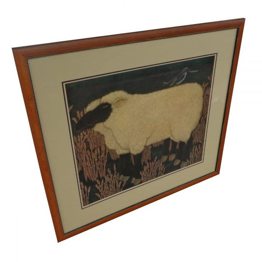 Framed Art Sheeps and Bird (MS10445)