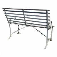 Outdoor Metal Arm Bench