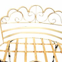 Outdoor White Love Seat