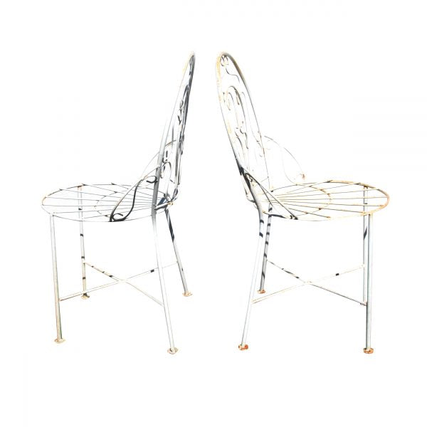 Pair of Rustic Outdoor Arm Chairs (MS10457)