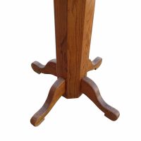 30″ Wood Round Top Bar – Side Table