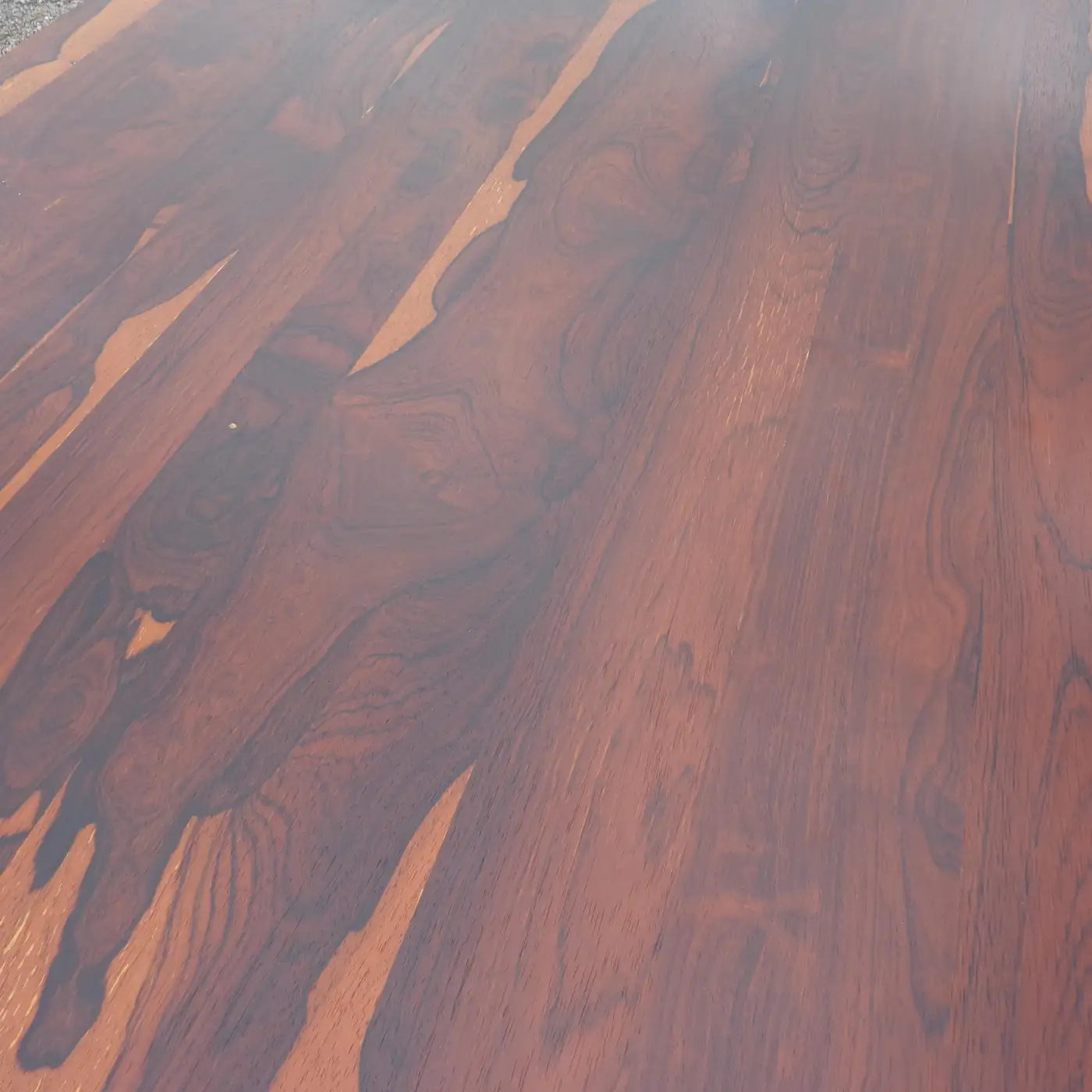 Rosewood Chrome Table Desk by Tim Bates for Pieff Furniture