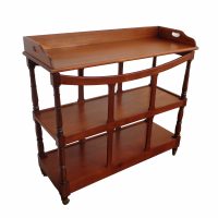 19th Century 3 Tier Trolley Tea Cart