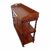 19th Century 3 Tier Trolley Tea Cart