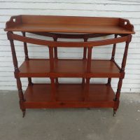 19th Century 3 Tier Trolley Tea Cart