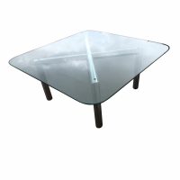 Pace Style X Base Tubular Chrome Coffee Table