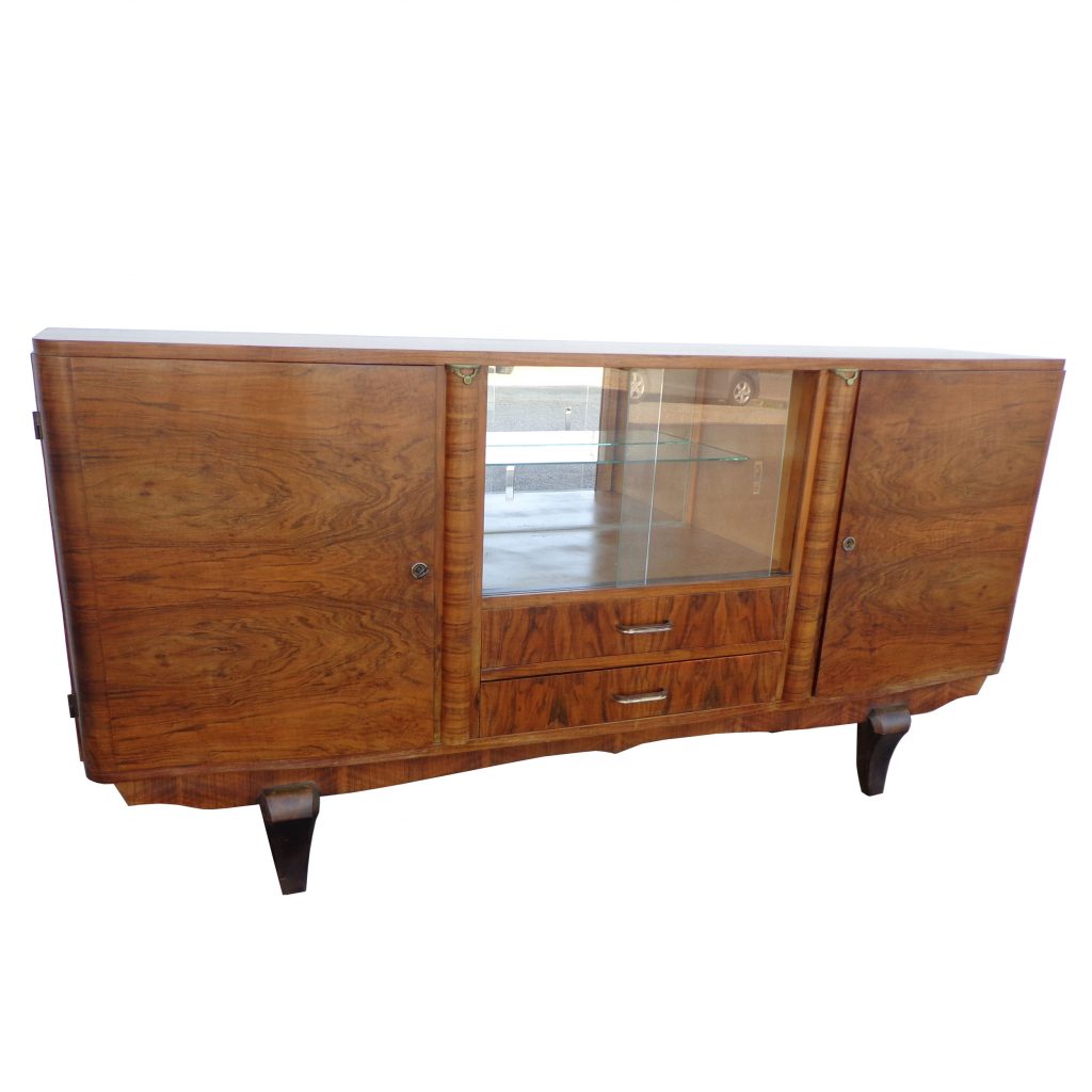 Vintage 78″ Art Deco Cocktail Cabinet (MS10042)