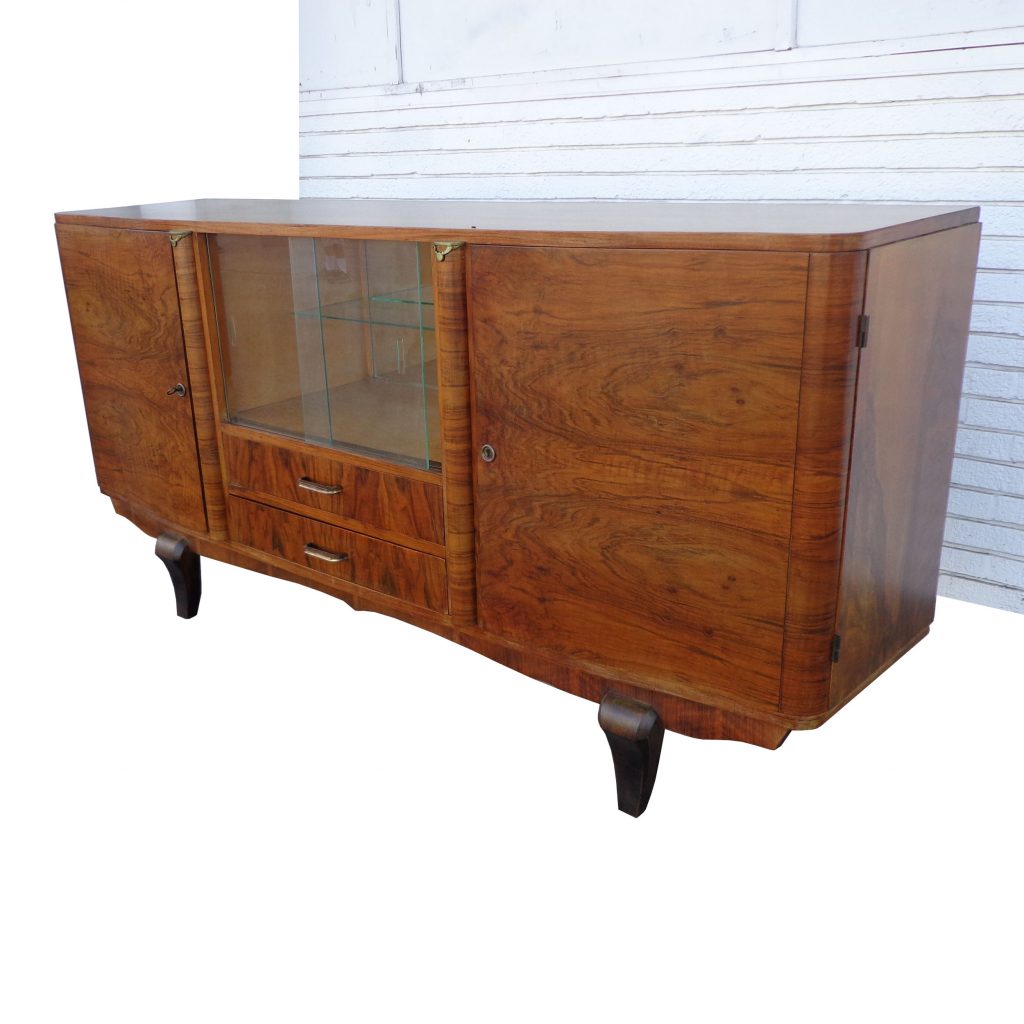 Vintage 78″ Art Deco Cocktail Cabinet (MS10042)