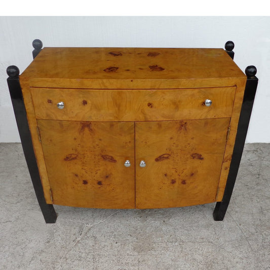 39″ Art Deco Style Burl Cabinet Sideboard Server (MS100009)