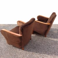 Pair of original 1930’s Art Deco Lounge Chairs