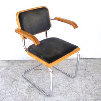 Six Thonet Arm Can chairs
