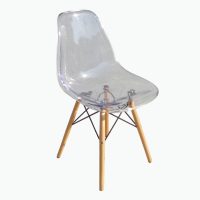vintage lucite chair with acrylic frame