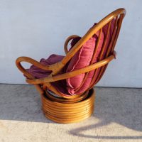 Swivel Rocker Rattan Lounge Chair