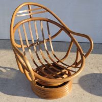 Swivel Rocker Rattan Lounge Chair