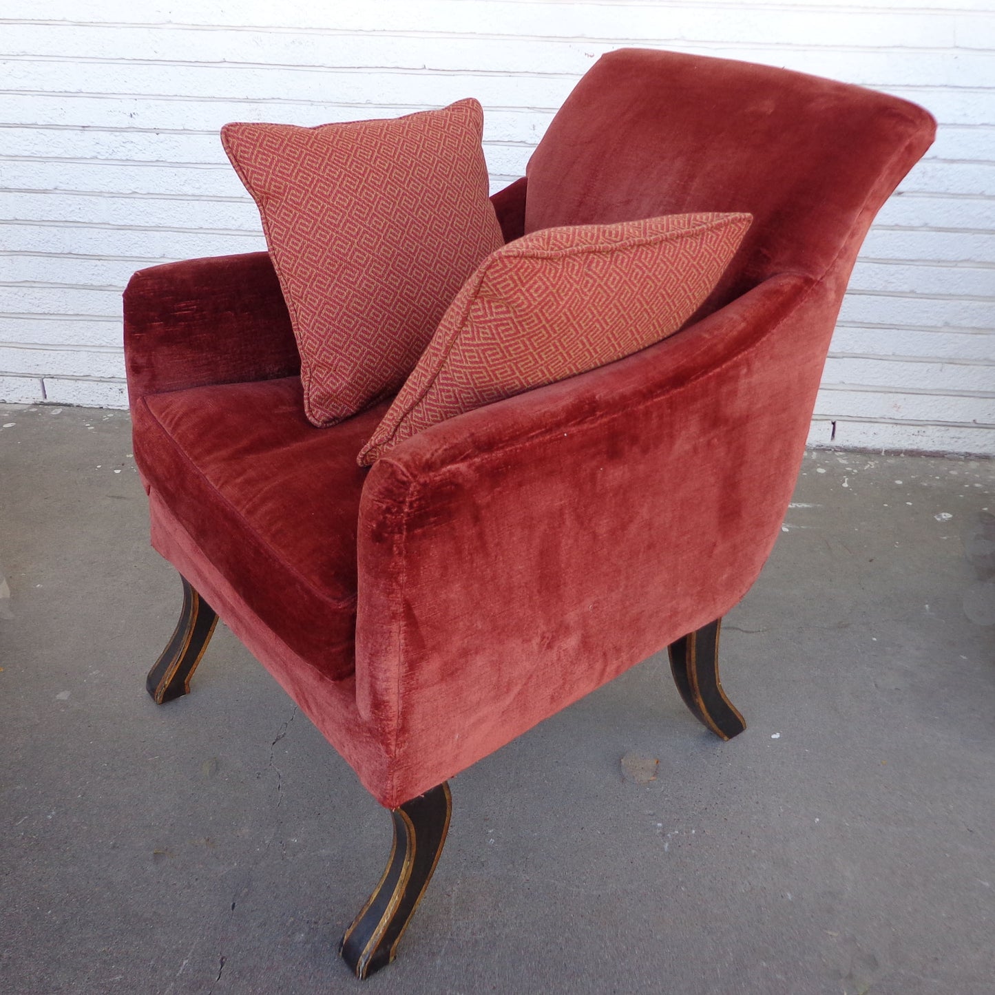 Rust Color Lounge chair