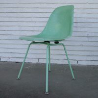 Four Eames Herman Miller Fibergrass Shell Chairs