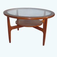 32″ Round Mid Century Coffee table