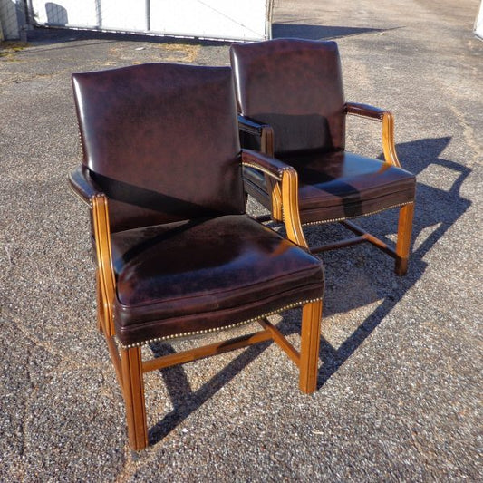 Vintage pair of Gregson arm chairs