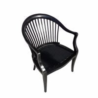 Jack Lenor Larsen Banker Style Arm Chairs