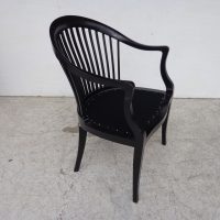 Jack Lenor Larsen Banker Style Arm Chairs