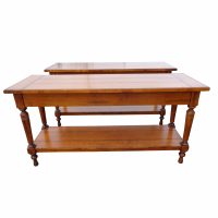 72 inch Baker Furniture Italian maple kitchen table