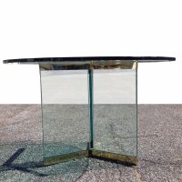48″ All Glass Round Table