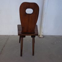 Set of 8 Vintage Solid Wood Side Chairs