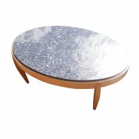 42″ Oval Marble Coffee Table