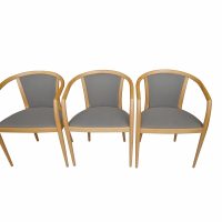 Set Of 3 Keilhauer Arm Chairs