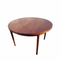 Scandinavian Rosewood Extendable Dining Table by Hans Olsen