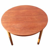 67 inch Scandinavian extendable dining table vintage