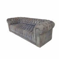 90″ Vintage Chesterfield Edward Wormley Style Sofa