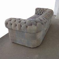 90″ Vintage Chesterfield Edward Wormley Style Sofa