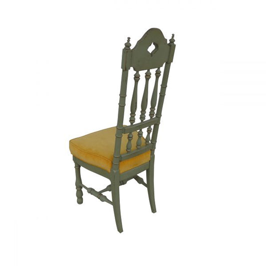 Four Vintage High Back Dining Chairs (MS10347)