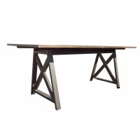 76″ Industrial Trestle Base Work Table Desk