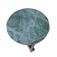 18″ Round Marble Top Side Table