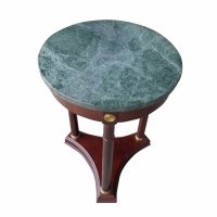 18″ Round Marble Top Side Table