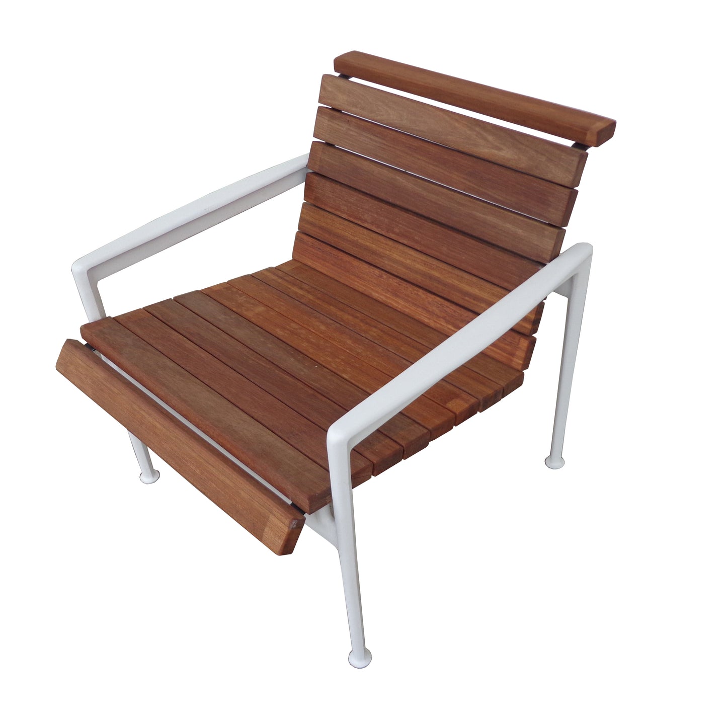 Knoll Richard Schultz Lounge Chair Arms Patio Restored with Solid Teak