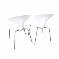 Set of 12 Bernhardt Orbit Side Chairs
