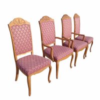Set of 4 Upholstered Dining Chairs