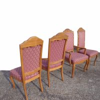 Set of 4 Upholstered Dining Chairs