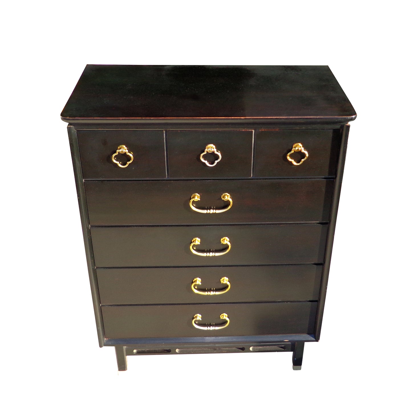36″ Bassett Asian Style Ebonized 5 Drawer Chest ( MS10500)