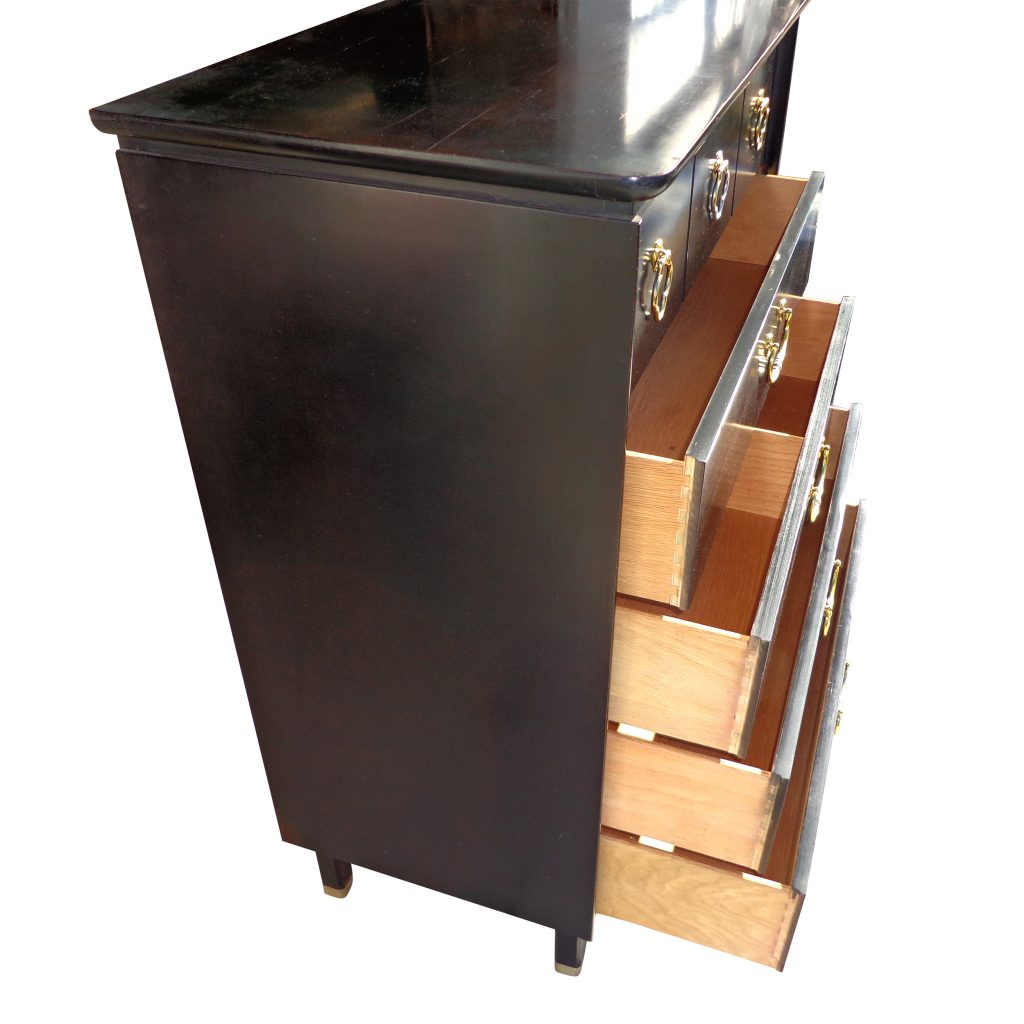 36″ Bassett Asian Style Ebonized 5 Drawer Chest ( MS10500)