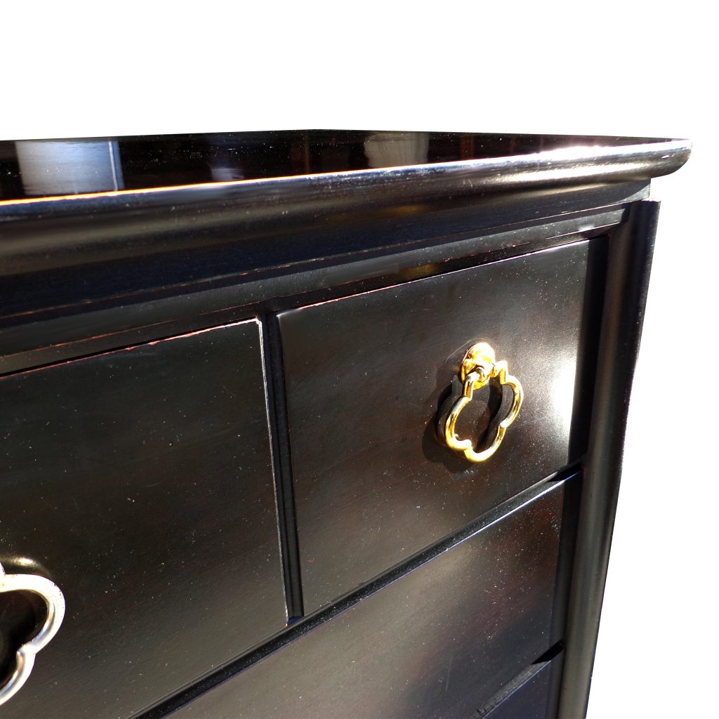 36″ Bassett Asian Style Ebonized 5 Drawer Chest ( MS10500)